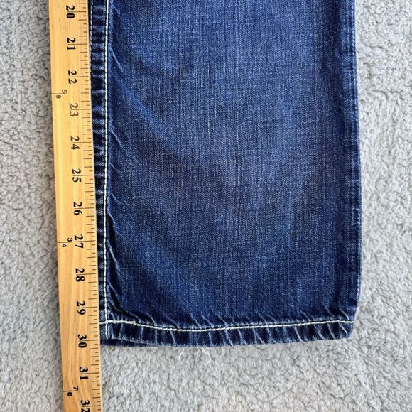 BKE Jeans Men’s 32R 32x30 Carter Bootleg Blue Stretch Med Wash Denim Cowboy - Picture 5 of 11
